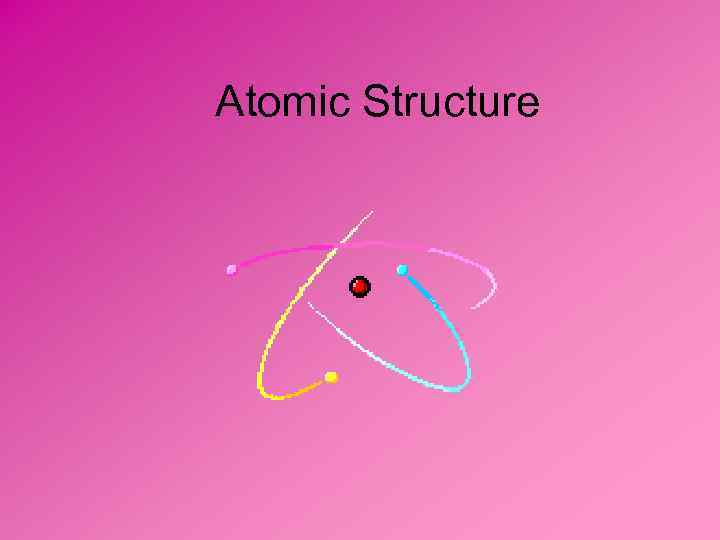 Atomic Structure 