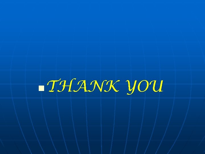 n THANK YOU 