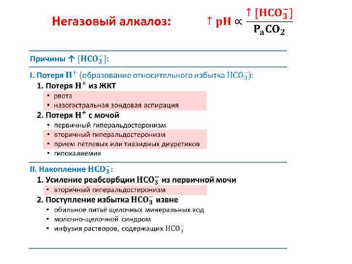 Негазовый алкалоз: 