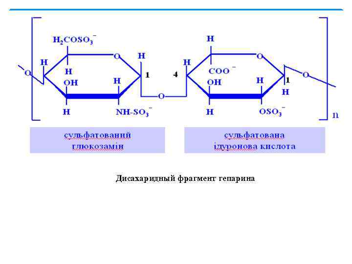Дисахаридный фрагмент гепарина 
