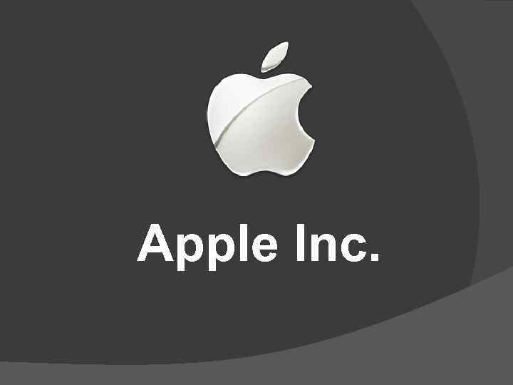 Apple Inc. 