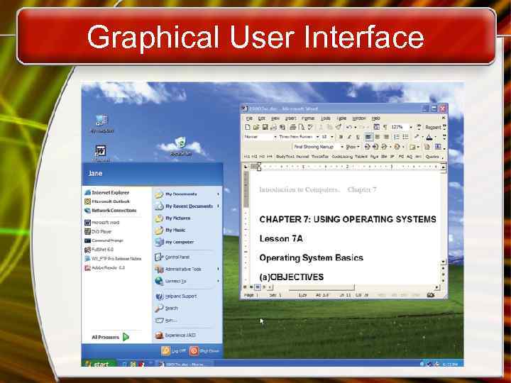 Graphical User Interface 