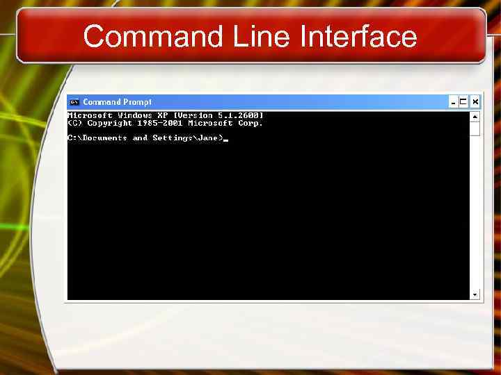 Command Line Interface 