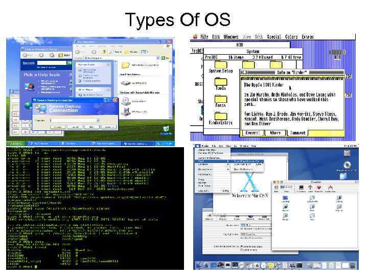 Types Of OS 