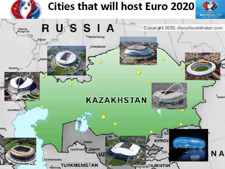  • Ci. Cities that will host Euro 2020 • ties that will host