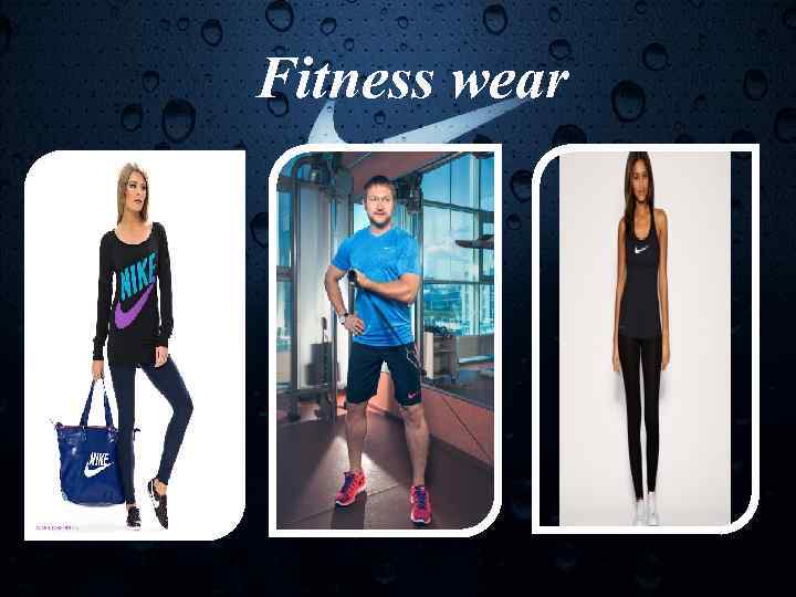 Fitness wear 