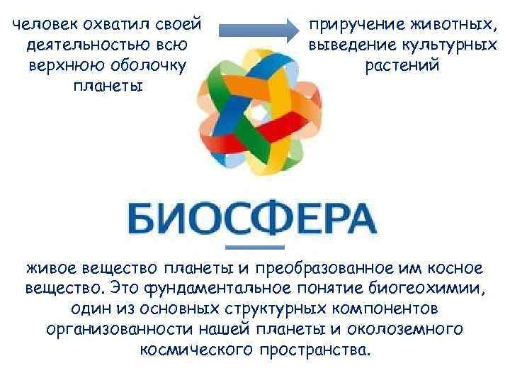 человек охватил своей деятельностью всю верхнюю оболочку планеты приручение животных, выведение культурных растений живое