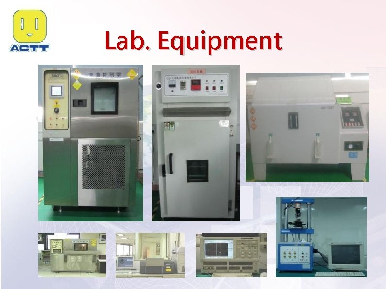 Lab. Equipment 