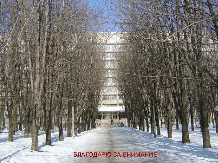 БЛАГОДАРЮ ЗА ВНИМАНИЕ ! 