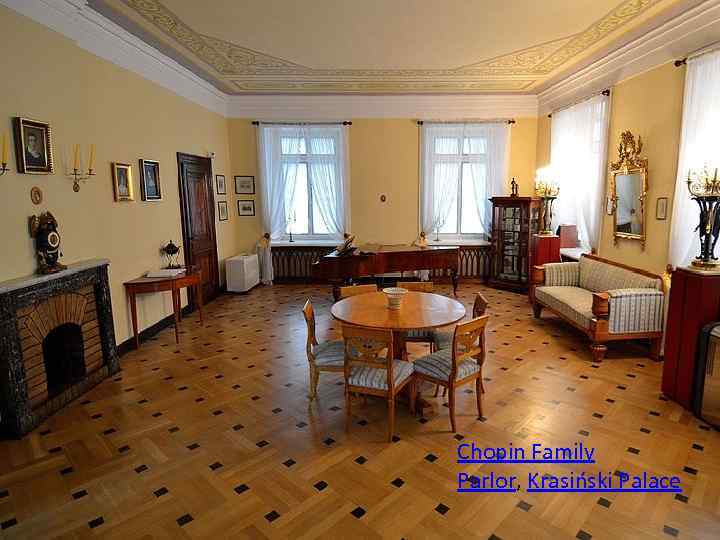 Chopin Family Parlor, Krasiński Palace 