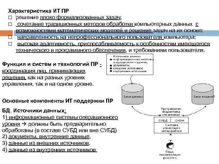 Характеристики решений