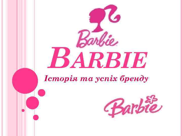 BARBIE Історія та успіх бренду 