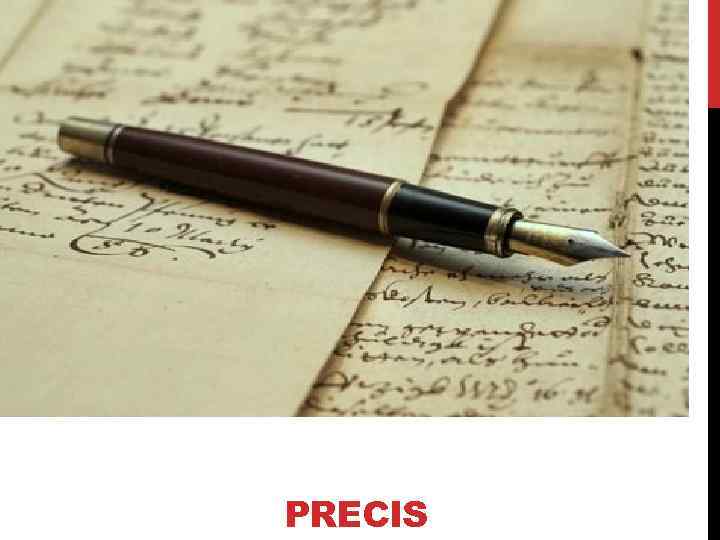 PRECIS 