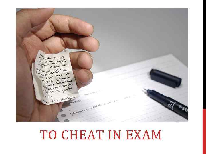 Cheat exam