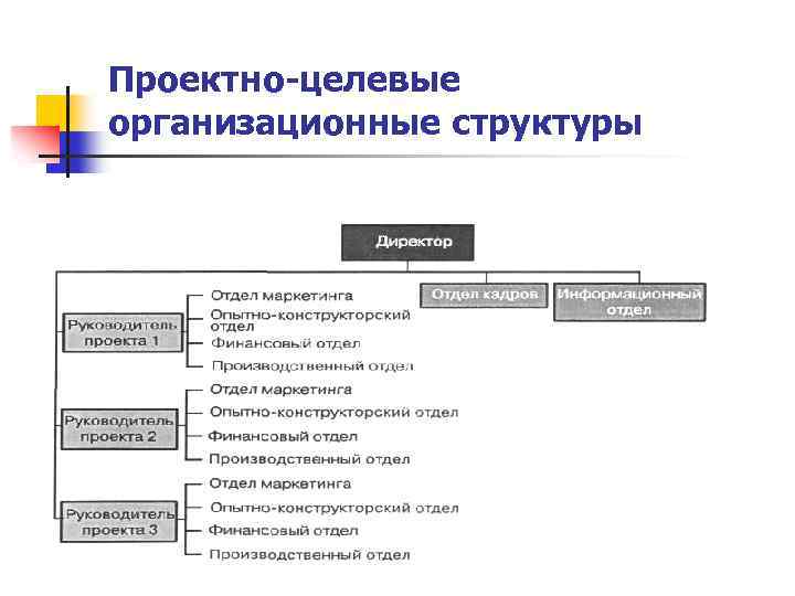 Проектно-целевые организационные структуры 