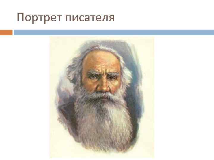 Портрет писателя 