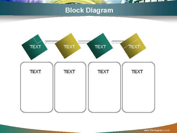 Block Diagram TEXT TEXT www. themegallery. com 