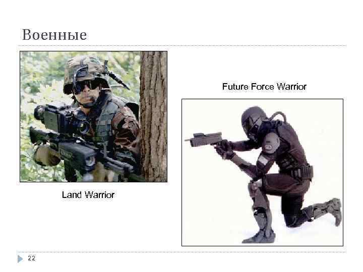 Военные Future Force Warrior Land Warrior 22 