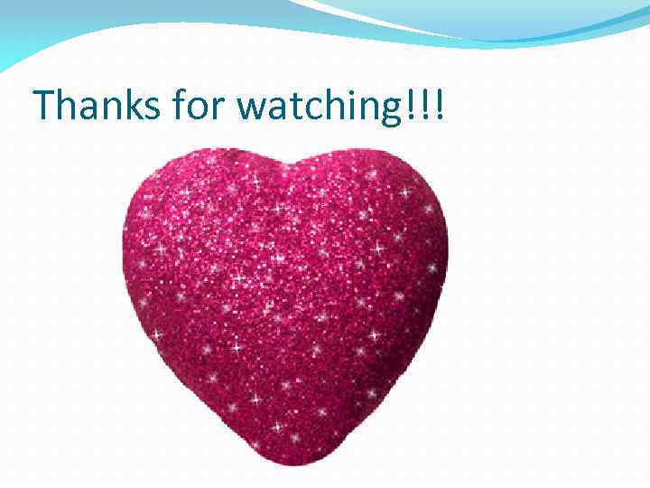 Thanks for watching!!! 