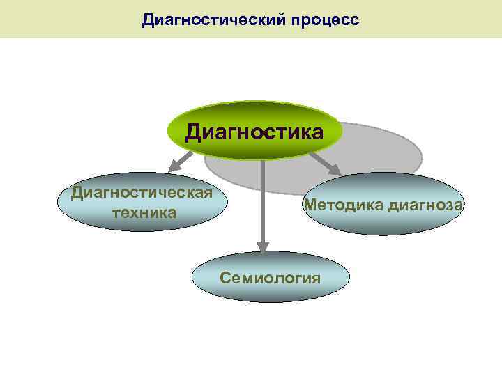 Диагностический процесс Диагностика Диагностическая техника Методика диагноза Семиология 