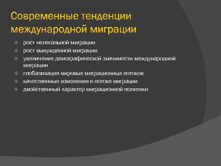 Современные международные проблемы