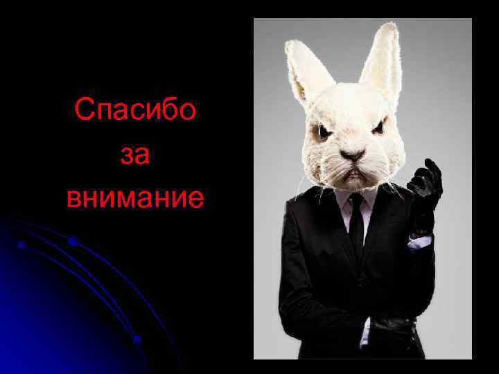 Спасибо за внимание 