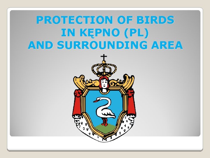 PROTECTION OF BIRDS IN KĘPNO (PL) AND SURROUNDING AREA 