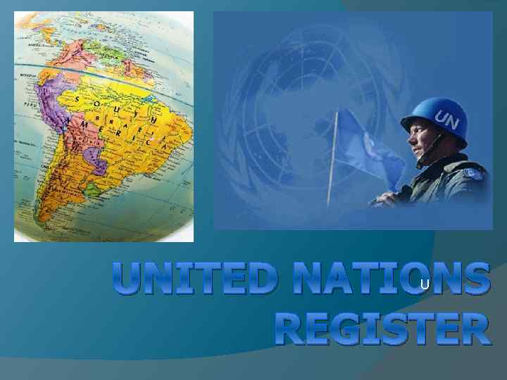 UNITED NATIONS REGISTER U 
