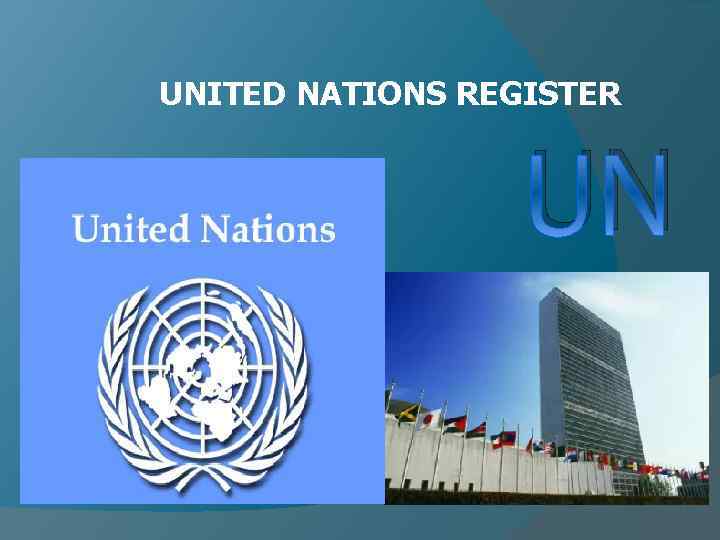 UNITED NATIONS REGISTER UN 