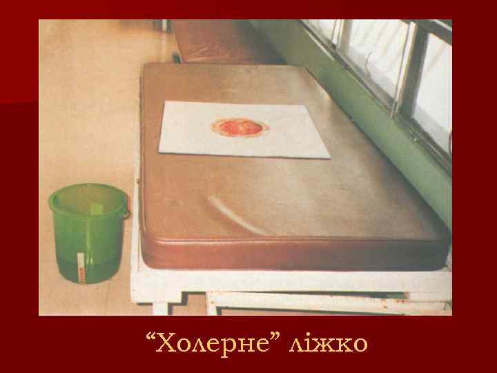 “Холерне” ліжко 