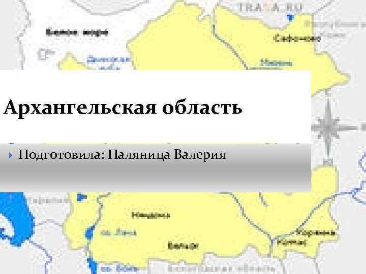 Архангельская область Подготовила: Паляница Валерия 
