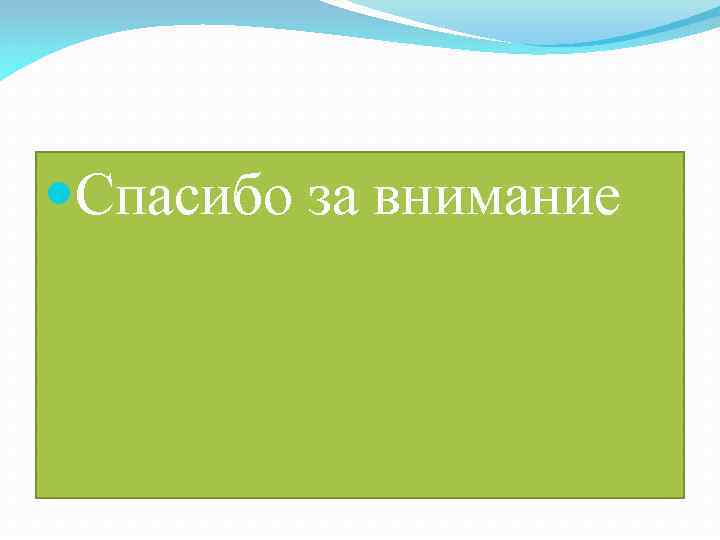  Спасибо за внимание 
