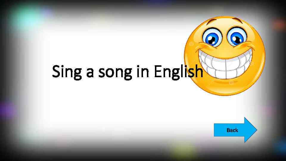 Sing a song in English Back 