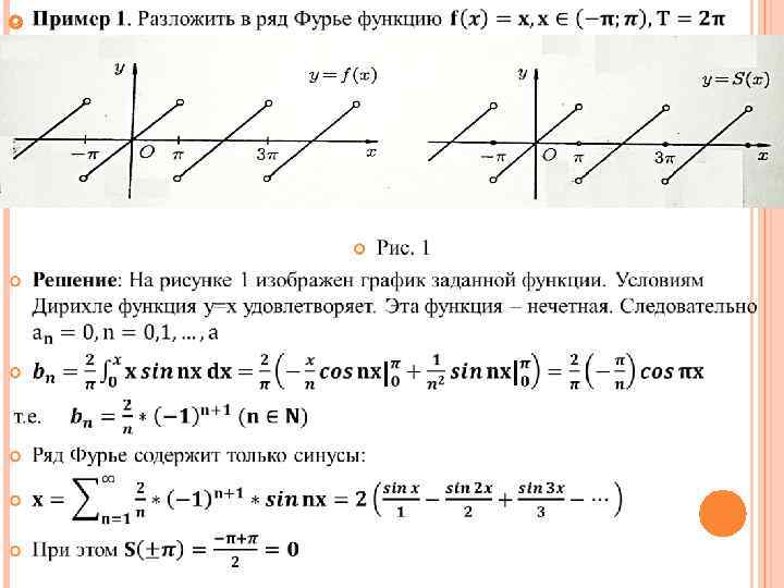 Разложить в ряд фурье функцию график которой изображен на рисунке