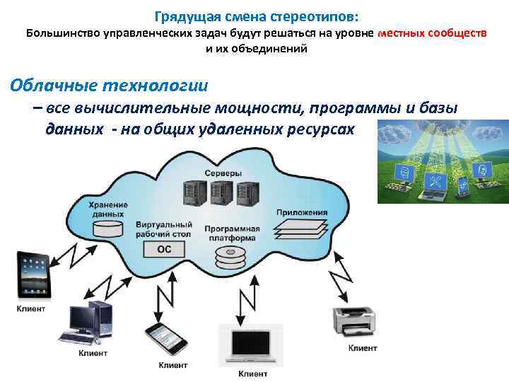 Грядущая смена стереотипов: Большинство управленческих задач будут решаться на уровне местных сообществ и их