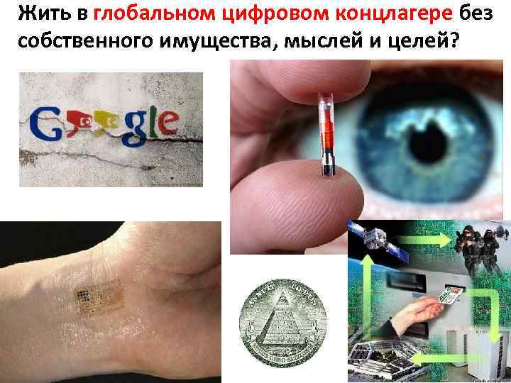 Жить в глобальном цифровом концлагере без собственного имущества, мыслей и целей? 