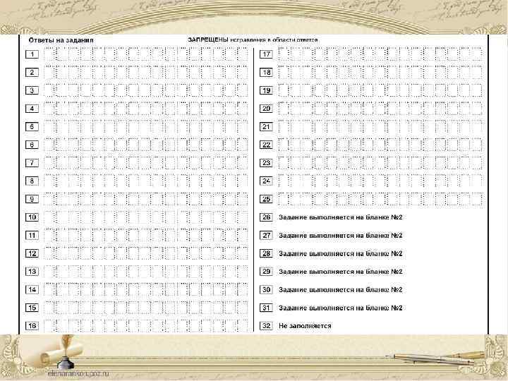 Образец заполнения бланка огэ по обществознанию - 93 фото