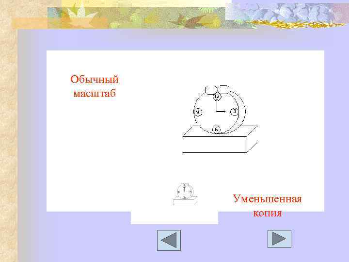 Обычный масштаб Уменьшенная копия 