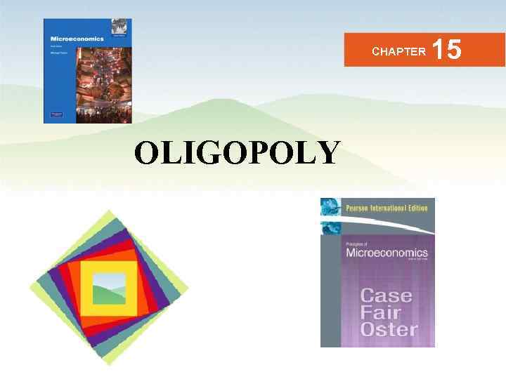 CHAPTER 15 OLIGOPOLY Business Microeconomics Instructor: Gulnara Moldasheva 1 