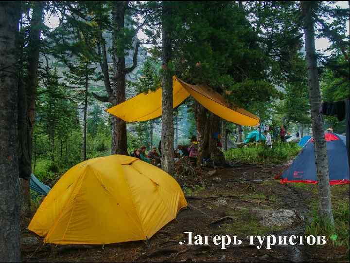 Оборудованные стоянки Лагерь туристов 