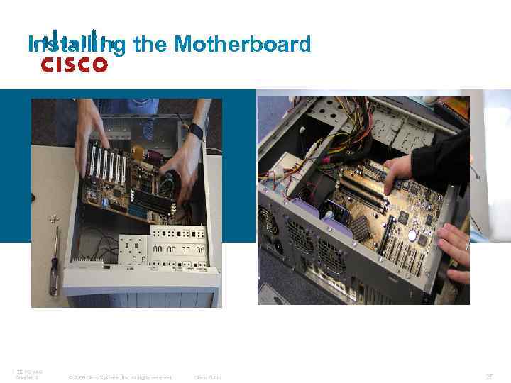Installing the Motherboard ITE PC v 4. 0 Chapter 3 © 2006 Cisco Systems,