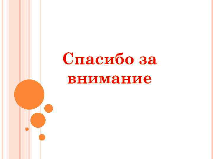 Спасибо за внимание 