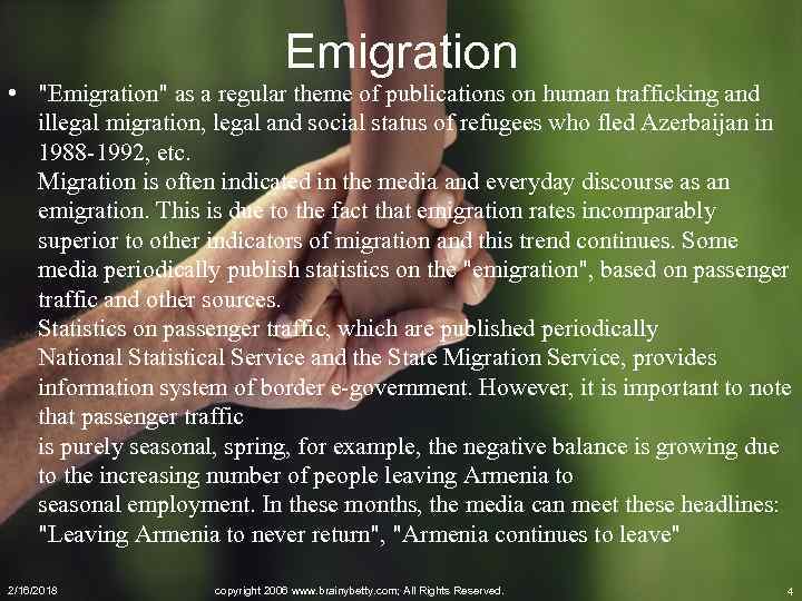 Emigration • 