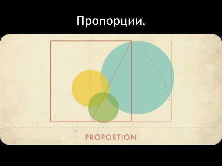 Пропорции. 
