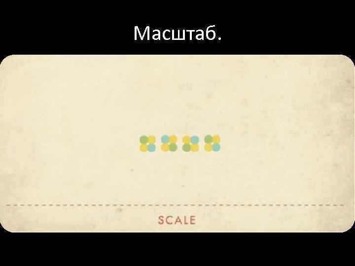 Масштаб. 