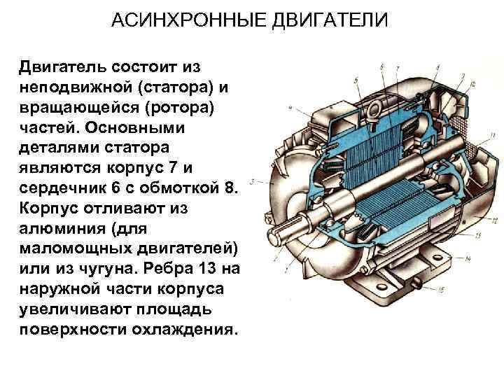 Из чего состоит двигатель