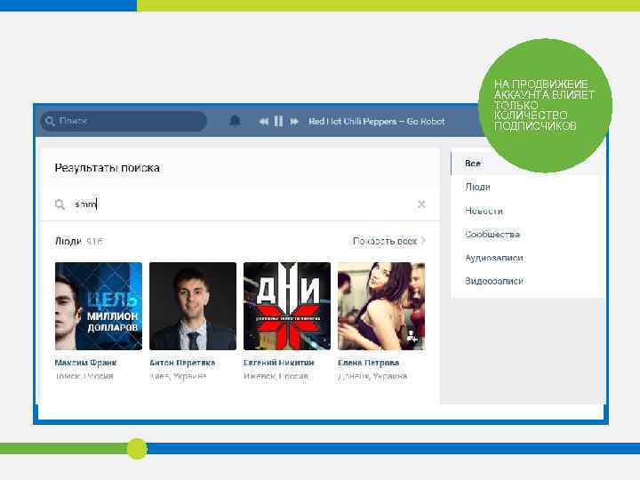 НА ПРОДВИЖЕИЕ АККАУНТА ВЛИЯЕТ ТОЛЬКО КОЛИЧЕСТВО ПОДПИСЧИКОВ 