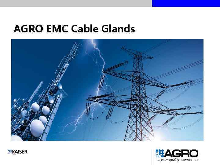 AGRO EMC Cable Glands 