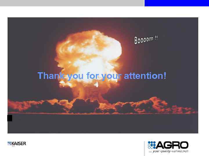 Thank you for your attention! 