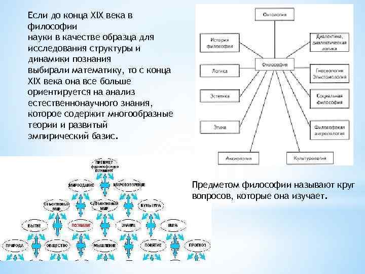 Если до конца XIX века в философии науки в качестве образца для исследования структуры